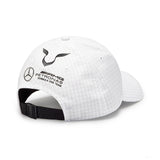 Mercedes Team Lewis Hamilton Col Driver Baseball Cap, White, 2023 - FansBRANDS®