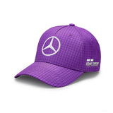 Mercedes Team Lewis Hamilton Col Driver Baseball Cap, Purple, 2023