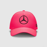 Mercedes Team Lewis Hamilton Col Driver Baseball Cap, Neon Pink, 2023