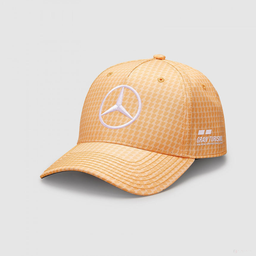 Mercedes Team Lewis Hamilton Col Driver Baseball Cap, Peach, 2023 - FansBRANDS®
