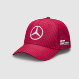 Mercedes Team Lewis Hamilton Col Driver Baseball Cap, Apple Red, 2023