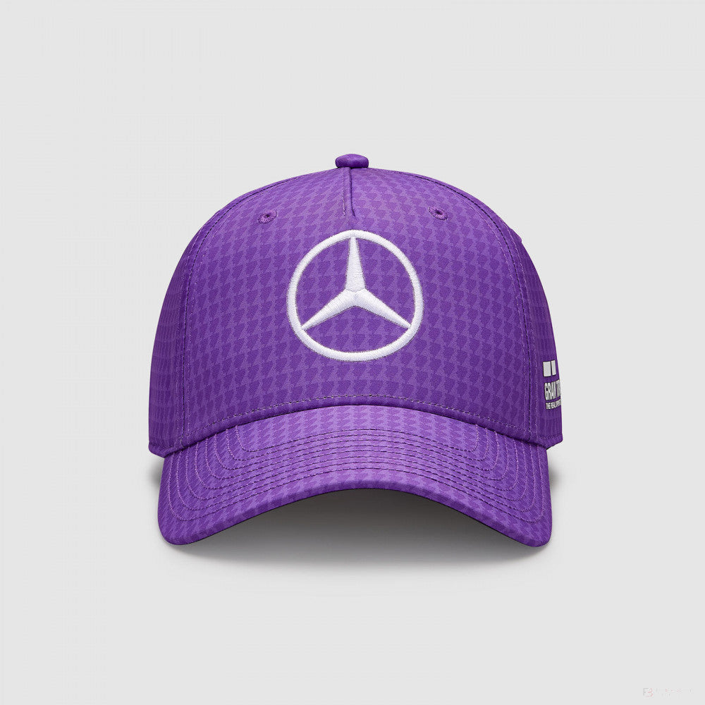 Mercedes Team Kids Lewis Hamilton Col Driver Baseball Cap, Purple, 2023
