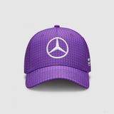 Mercedes Team Kids Lewis Hamilton Col Driver Baseball Cap, Purple, 2023 - FansBRANDS®