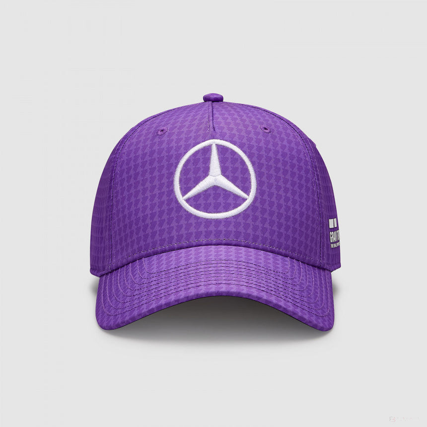 Mercedes Team Kids Lewis Hamilton Col Driver Baseball Cap, Purple, 2023 - FansBRANDS®