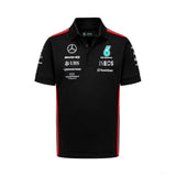 Mercedes Team Mens Polo, Black, 2023 - FansBRANDS®