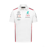 Mercedes Team Mens Polo, White, 2023 - FansBRANDS®