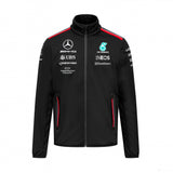 Mercedes Team Mens Softshell Jacket, Black, 2023 - FansBRANDS®