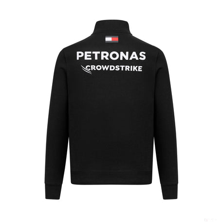 Mercedes Team 1/4 Zip Sweatshirt, Black, 2023