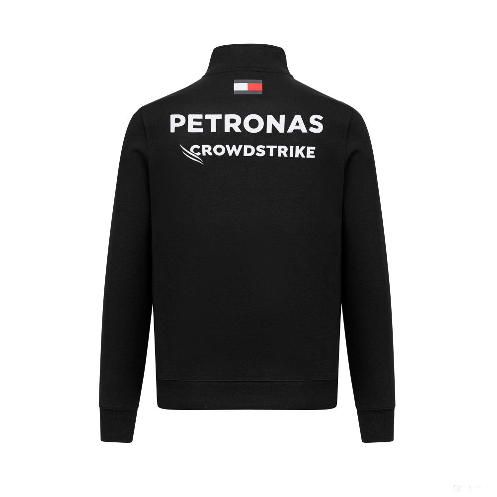 Mercedes Team 1/4 Zip Sweatshirt, Black, 2023 - FansBRANDS®