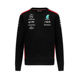 Mercedes Team Crew Sweatshirt, Black, 2023
