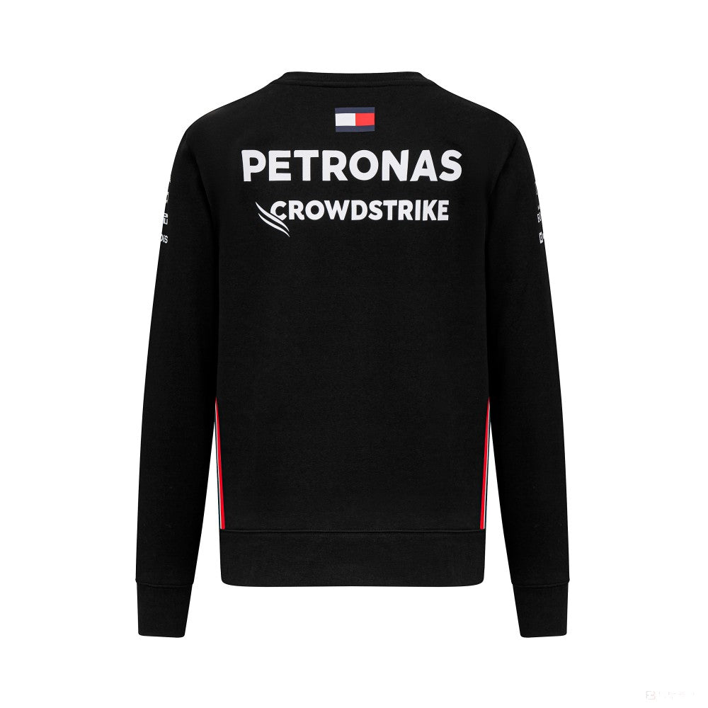 Mercedes Team Crew Sweatshirt, Black, 2023