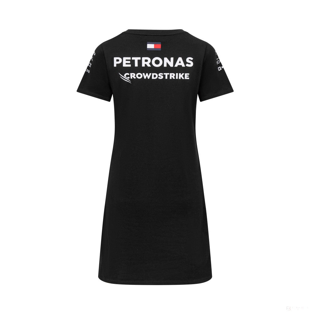 Mercedes Team Womens T-Dress, Black, 2023 - FansBRANDS®