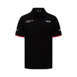 Porsche team polo, mens, black, 2023 - FansBRANDS®
