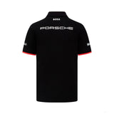 Porsche team polo, mens, black, 2023