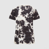 Mercedes Womens Tie Dye Tee, Grey - FansBRANDS®