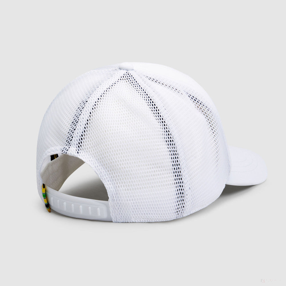 Ayrton Senna Busque Cap, White - FansBRANDS®