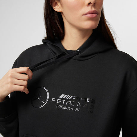 Mercedes Womens Stealth Hoody, Black - FansBRANDS®
