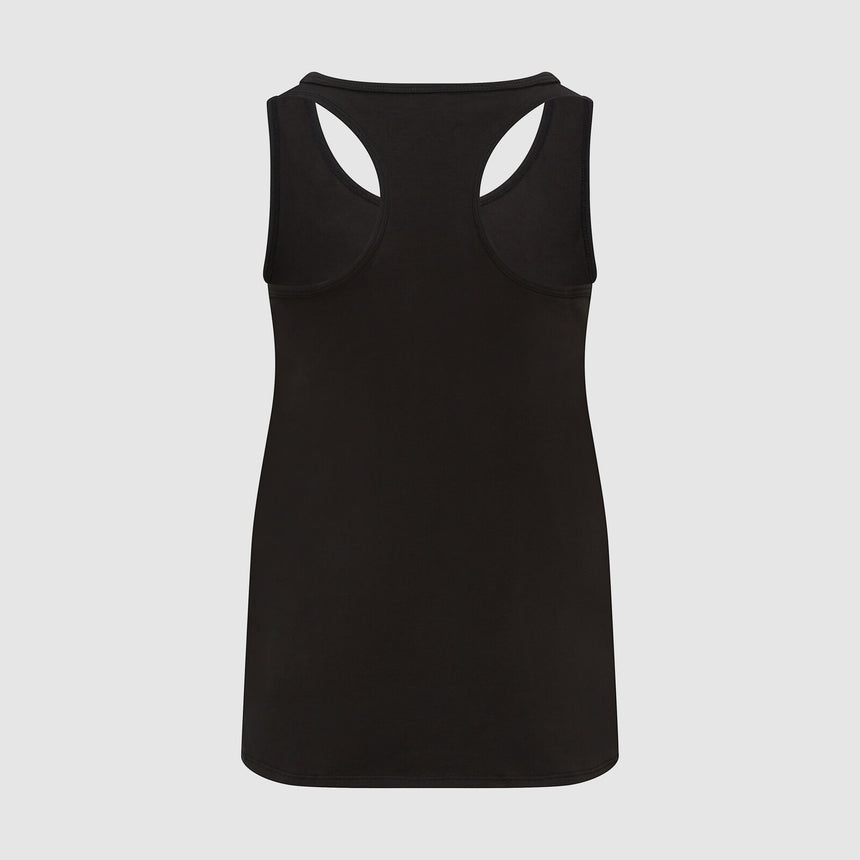 Camiseta deportiva Mercedes Stealth para mujer, color negro
