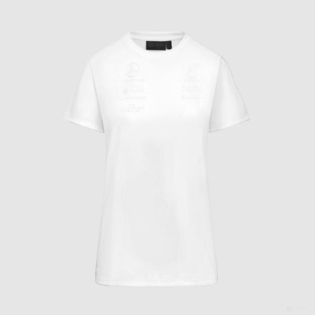 Mercedes t-shirt, womens, stealth, white - FansBRANDS®