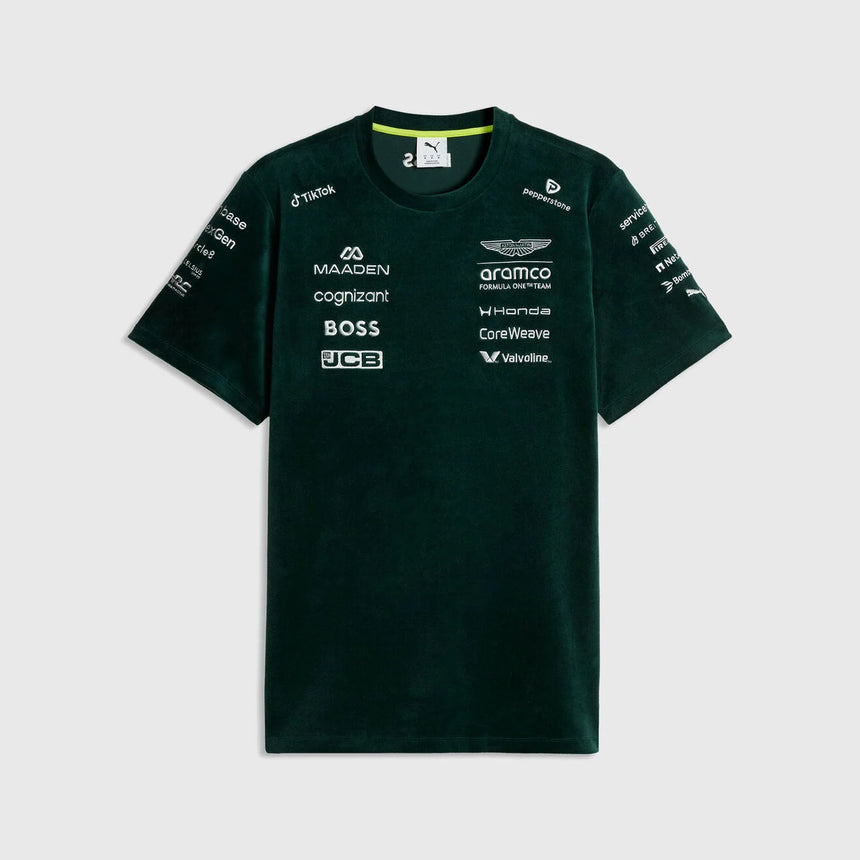 Aston Martin Team T-Shirt, UK Special Edition, PUMA, Green, 2026
