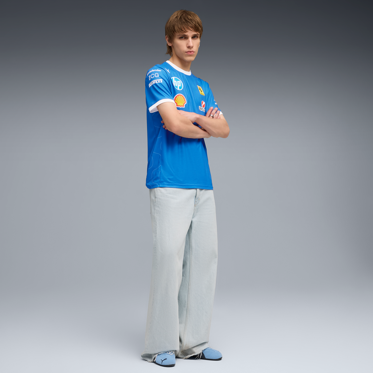 Ferrari t-shirt, team, Puma Monza special edition, blue 🔥
