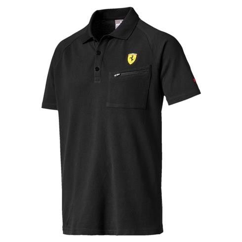 Ferrari Polo, Puma Shield, Black, 2017
