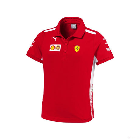 Ferrari Kids Polo, Team, Red, 2018 - FansBRANDS®