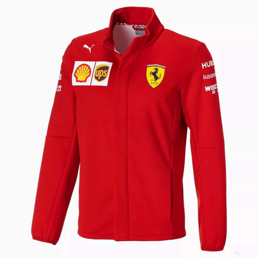 Ferrari Softshell Jacket, Puma Team, Red, 20/21 - FansBRANDS®
