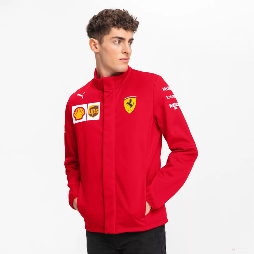 Ferrari Softshell Jacket, Puma Team, Red, 20/21 - FansBRANDS®