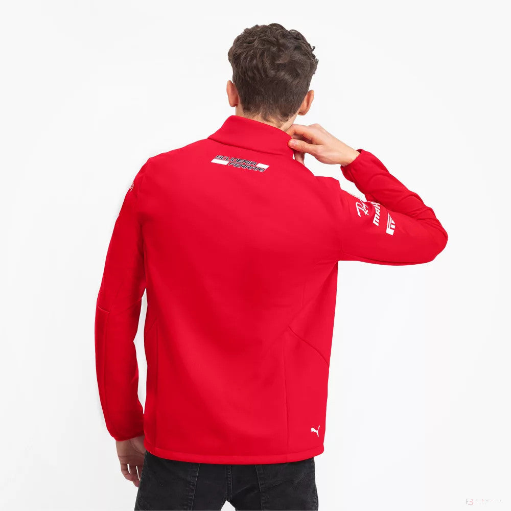 Ferrari Softshell Jacket, Puma Team, Red, 20/21 - FansBRANDS®