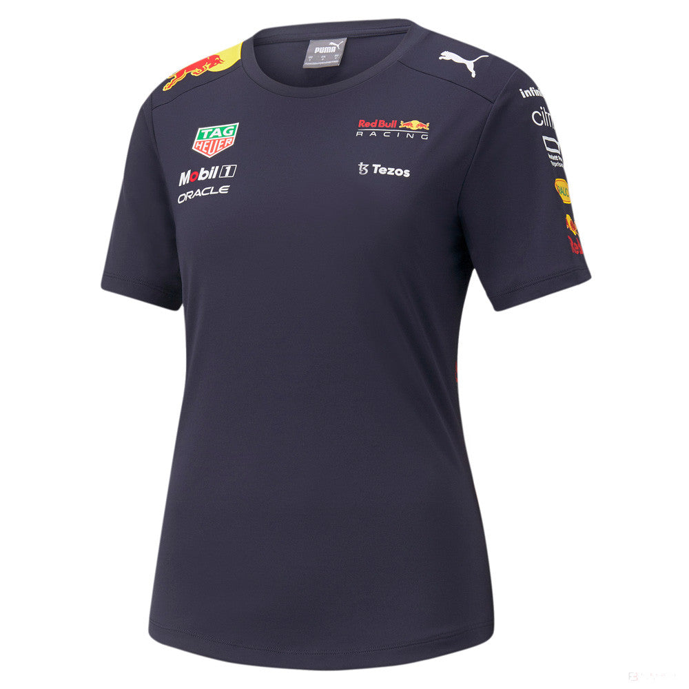 Red Bull Team Womens T-shirt, Blue, 2022