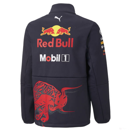 Red Bull Team Kids Softshell Jacket, Blue, 2022
