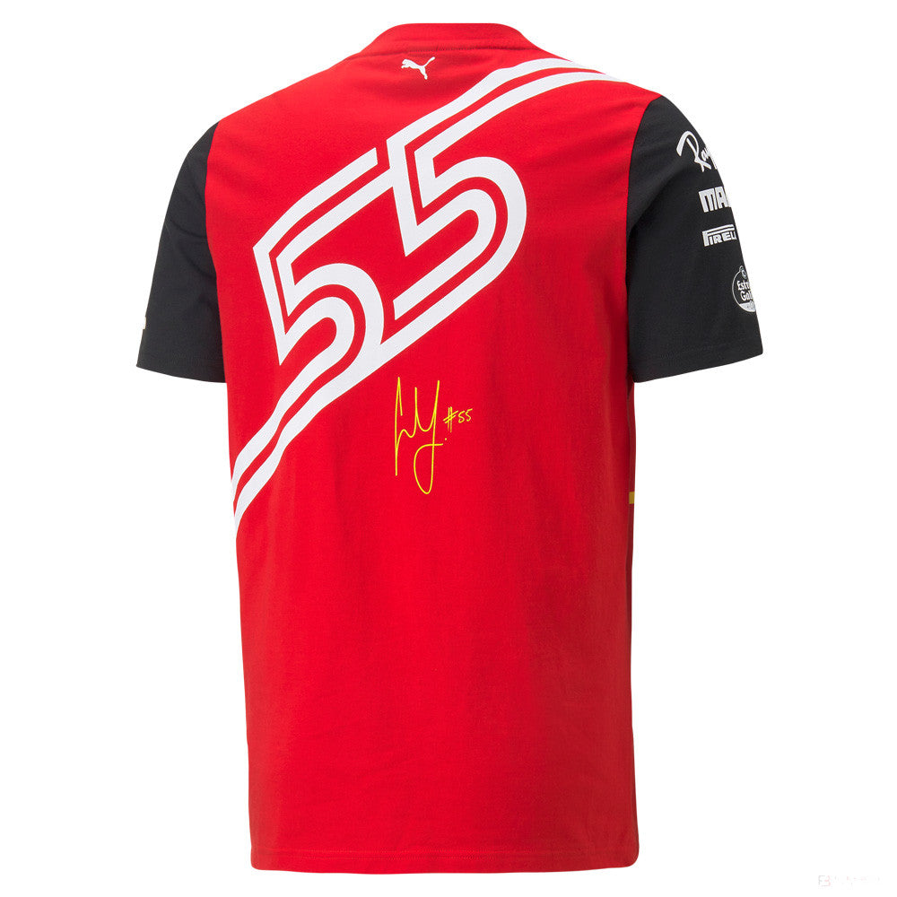 Puma Ferrari Carlos Sainz, T-shirt, Red, 2022