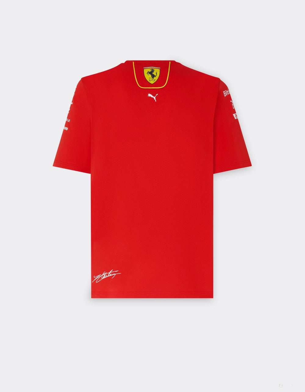 Ferrari t shirt Puma Charles Leclerc red FansBRANDS COM