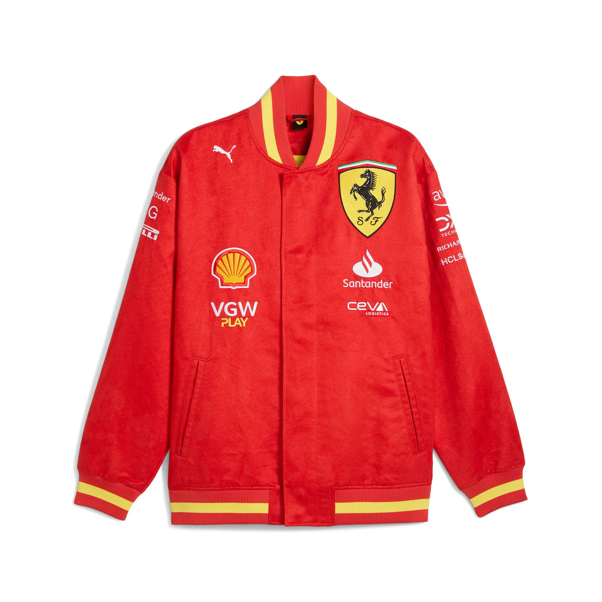 Ferrari jacket, Puma, team, Varsity, red, 2024