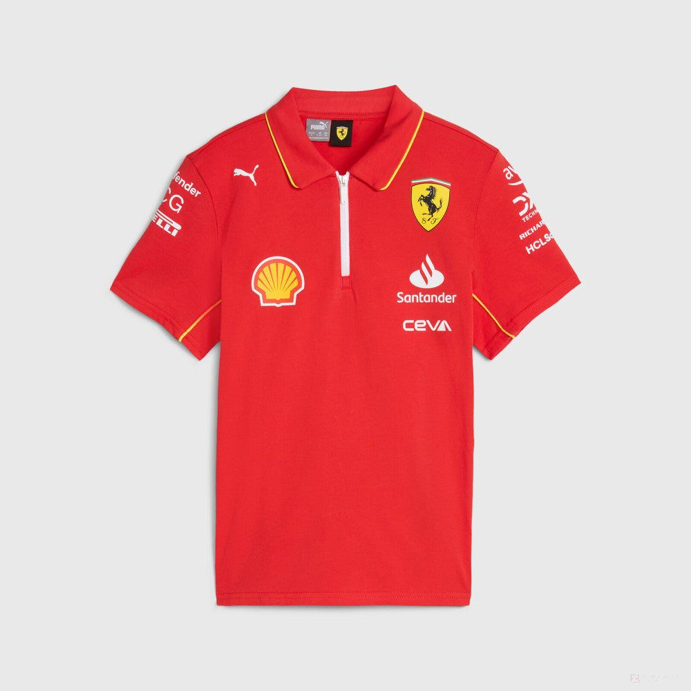 Ferrari polo, Puma, team, kids, red, 2024