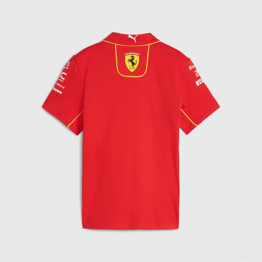 Ferrari polo, Puma, team, kids, red, 2024