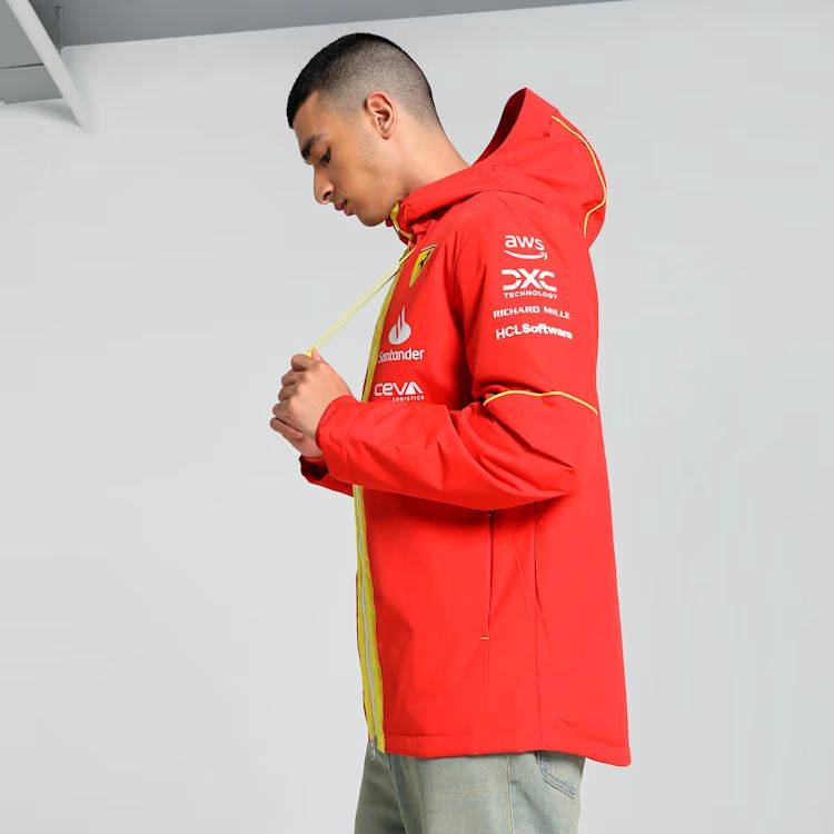 Ferrari jacket, Puma, team, pro, red, 2024