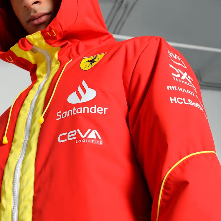 Ferrari jacket, Puma, team, pro, red, 2024