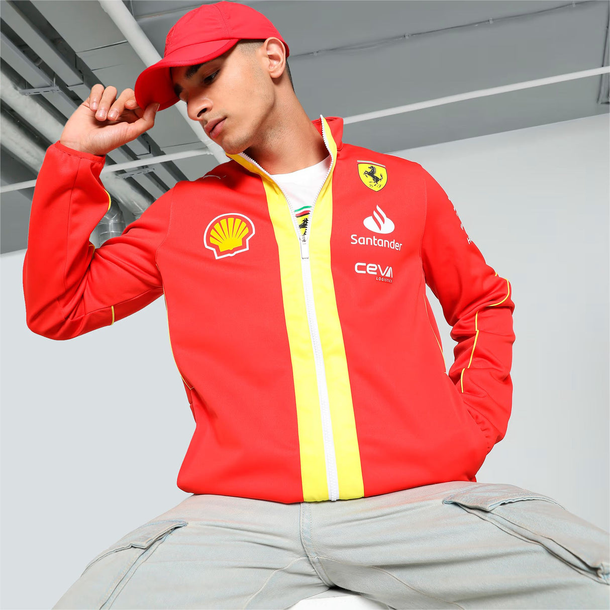 Ferrari jacket, Puma, team, softshell, red, 2024