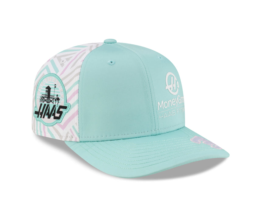 Gorra Haas F1 Miami KM 9SEVENTY SS, negra 🔥