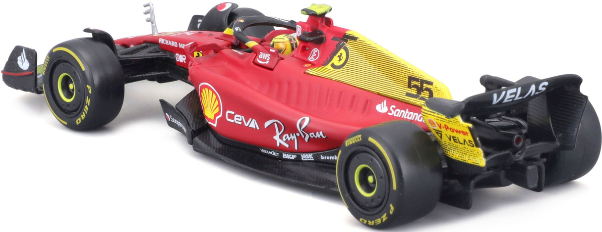 Ferrari model car, F1-75, Italian GP, bburago, 1:24, Carlos Sainz #55, 2022