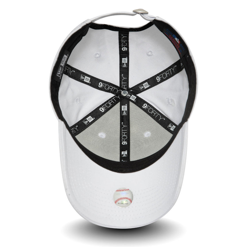 New York Yankees cap, New Era, 9FORTY, essential, full white