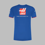 Haas F1 Team T-Shirt, Mens, Blue, 2022, - FansBRANDS®