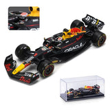 Red Bull Racing RB19 model car, bburago, 1:43, Max Verstappen #1, Acrylic box, 2023