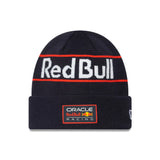 Red Bull Racing Team Wordmark Cuff Knit Cap, White