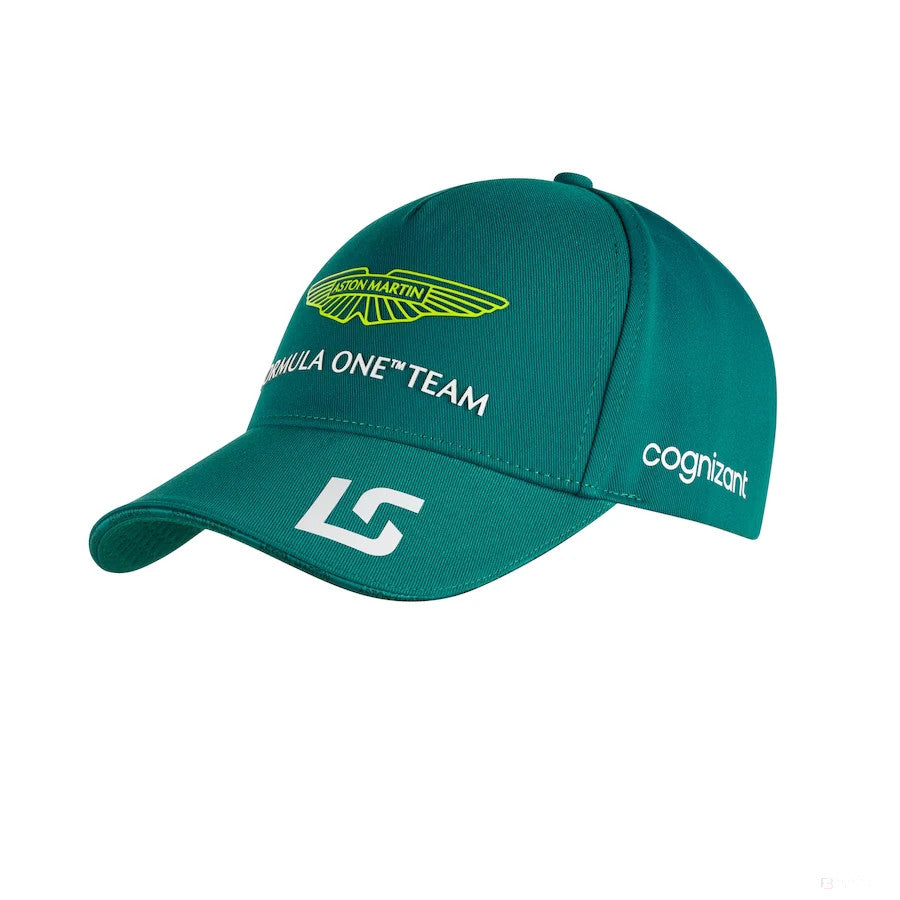 Aston Martin Aramco Cognizant F1 Official Lance Stroll Cap - Green,2023