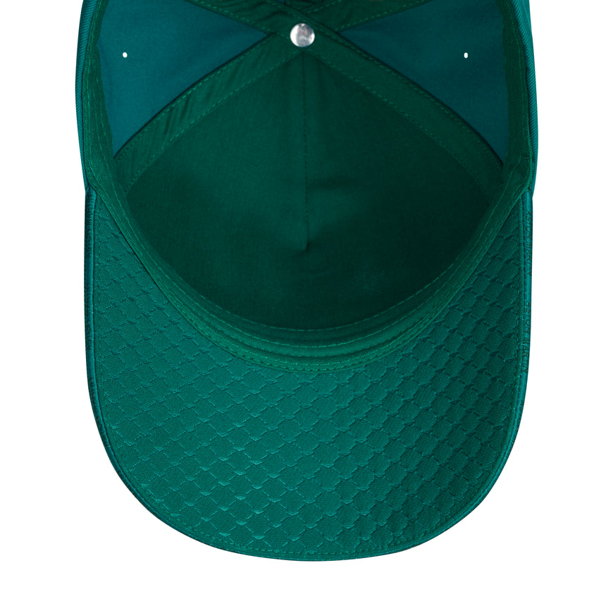 Gorra oficial de Lance Stroll de Aston Martin Aramco Cognizant F1 - Verde, para niños, 2023