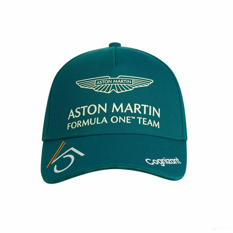 Aston Martin Sebastian Vettell Baseball Cap, Kids, Green, 2022