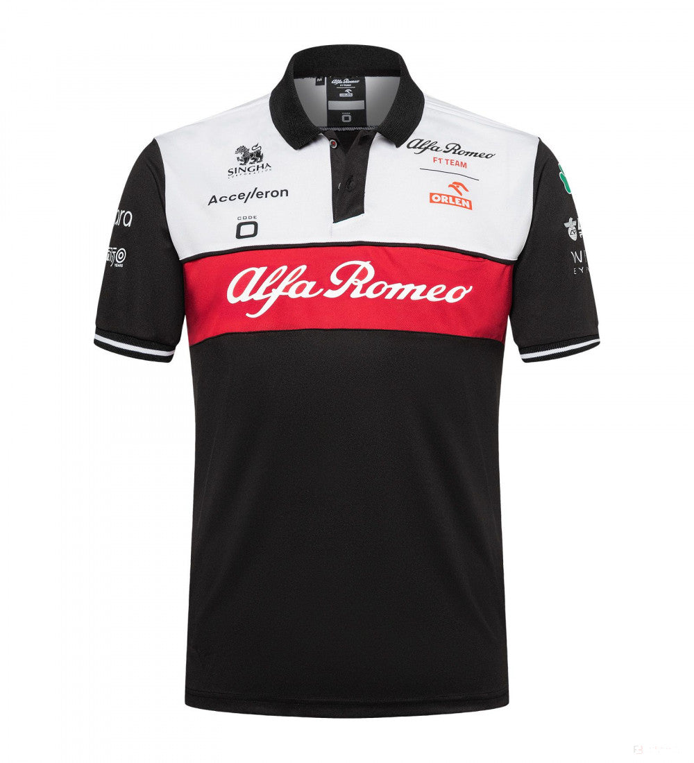 Alfa Romeo Team Polo, Black, 2022 - FansBRANDS®
